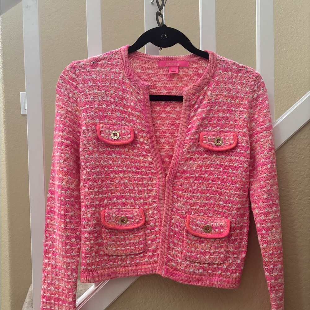 Lilly Pulitzer Vibrant Pink Knit Sweater